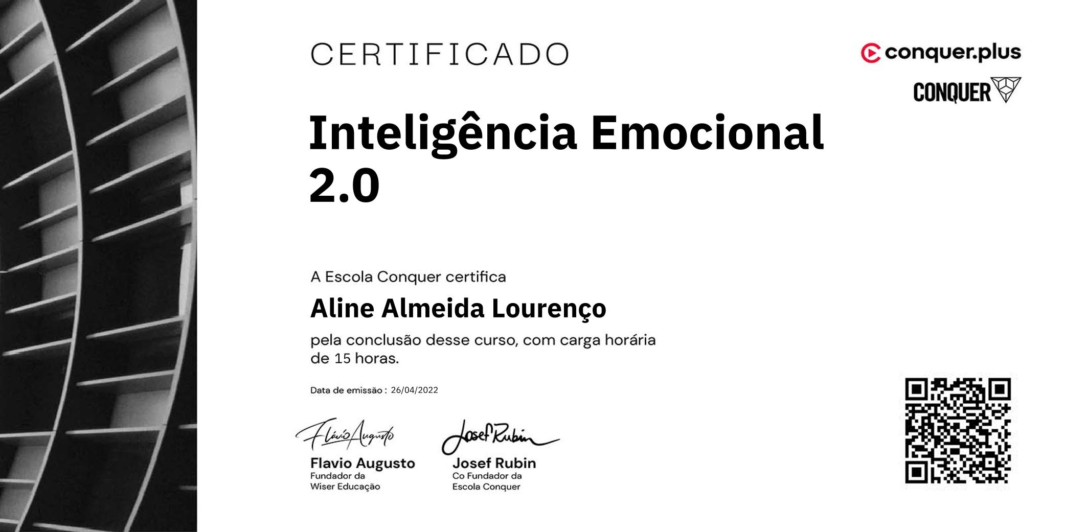 Certificado de Inteligência Emocional 2.0